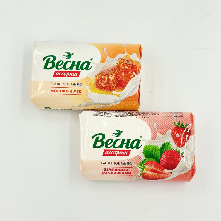 Весна туалетное мыло 90 г - 155 тг
